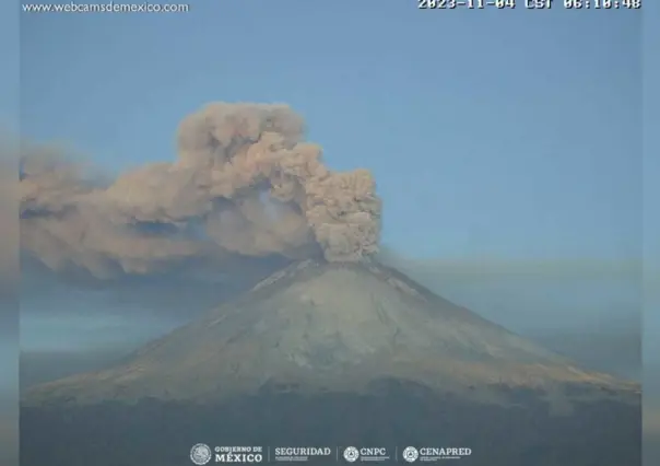 VIDEO: Amanece enojado Don Goyo, registra 115 exhalaciones en 24 horas