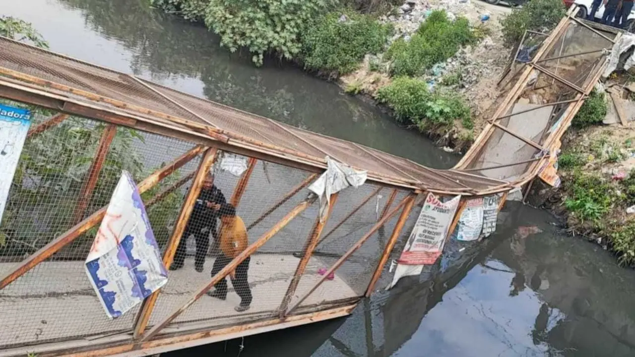 Las 11 personas que resultaron heridas en el desplome del puente peatonal ocurrido el pasado jueves 2 de noviembre, han sido dadas de alta. Foto: Capura de pantalla