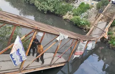 Dan de alta a 11 lesionados tras la caída del puente en Neza y Chimalhuacán