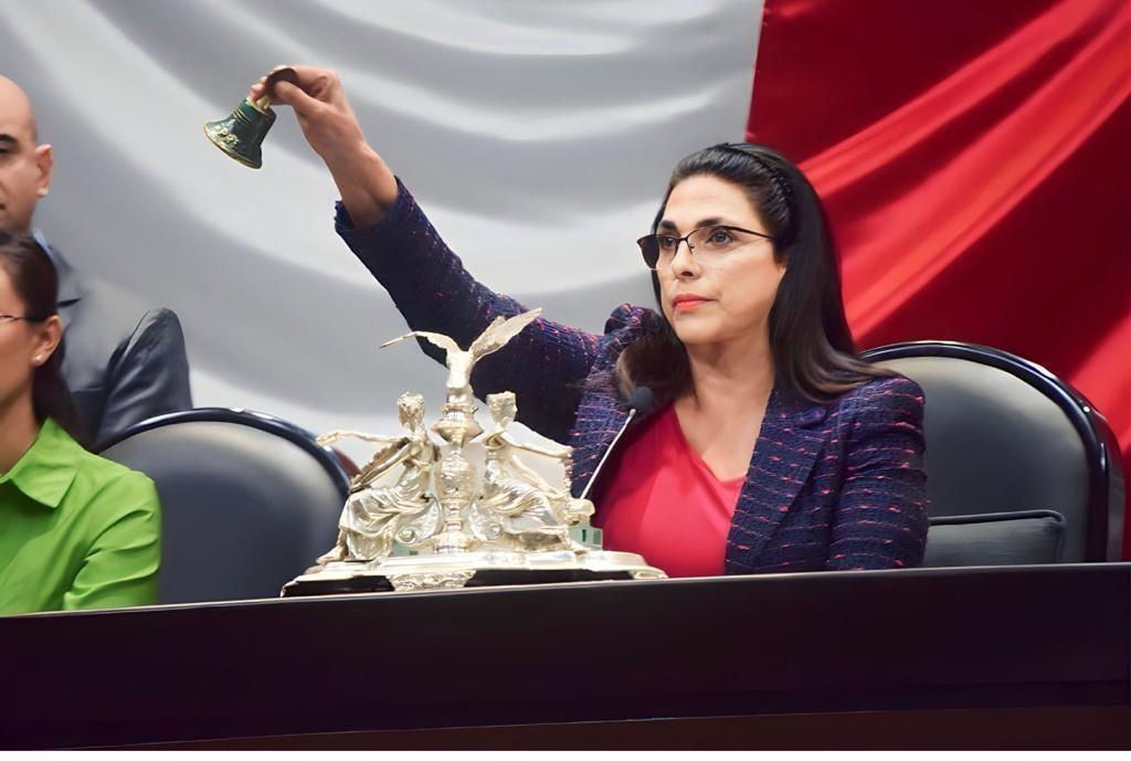 La diputada presidenta convocó a los grupos parlamentarios a privilegiar el consenso para llegar al acuerdo y aprobar este Fondo de Reconstrucción. Foto: Cortesía Com Soc Cámara de Diputados