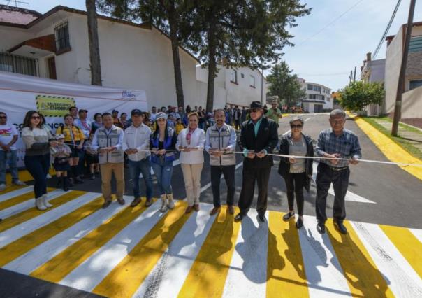 Inauguran y rehabilitan calles en 15 días en Atizapán de Zaragoza