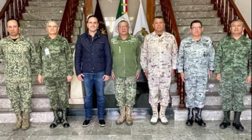 Ejército Mexicano con gobernador electo de Coahuila: Foto internet