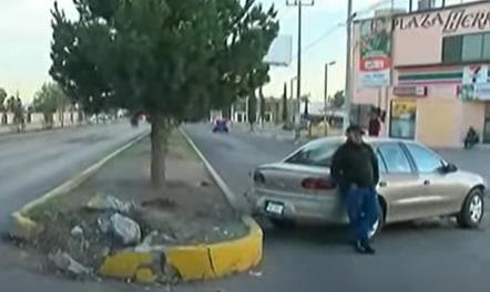 Accidente vial en Eulalio Gutiérrez. Foto de Marco Duarte