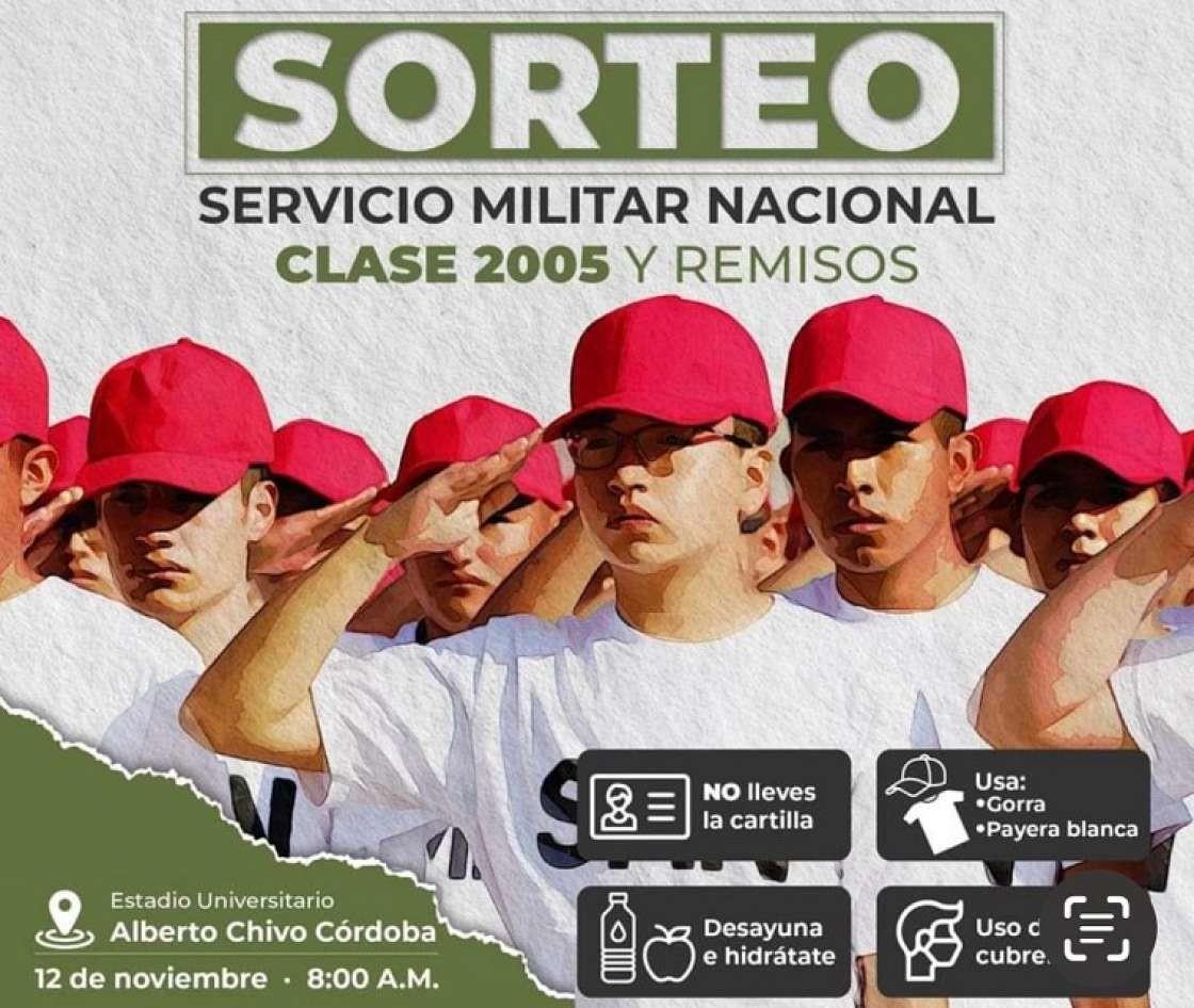 Sorteo para Servicio Militar Clase 2005 y remisos. Imagen: Ayuntamiento de Toluca.