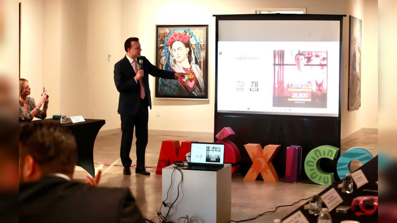 Presenta Esteban ventajas competitivas de Durango ante empresarios de Florida