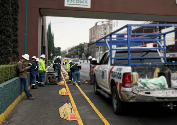 Inicia instalación de nueva ciclovía en alcaldía Cuauhtémoc