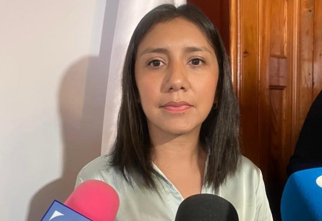 Ante la escasez de lluvias, la meteoróloga de Conagua Dulce Guadalupe Cruz Torres hizo un llamado a la población a cuidar el vital líquido. Foto: Rosy Sandoval.