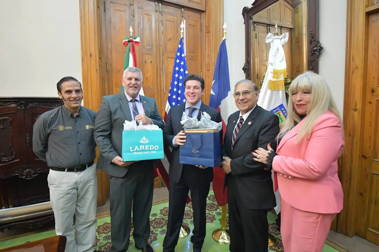 La reunión entre García y Treviño es un reflejo de la creciente cooperación entre Nuevo León y Laredo.