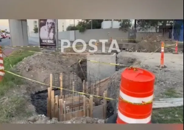 Cierran lateral de avenida Churubusco por trabajos de Agua y Drenaje