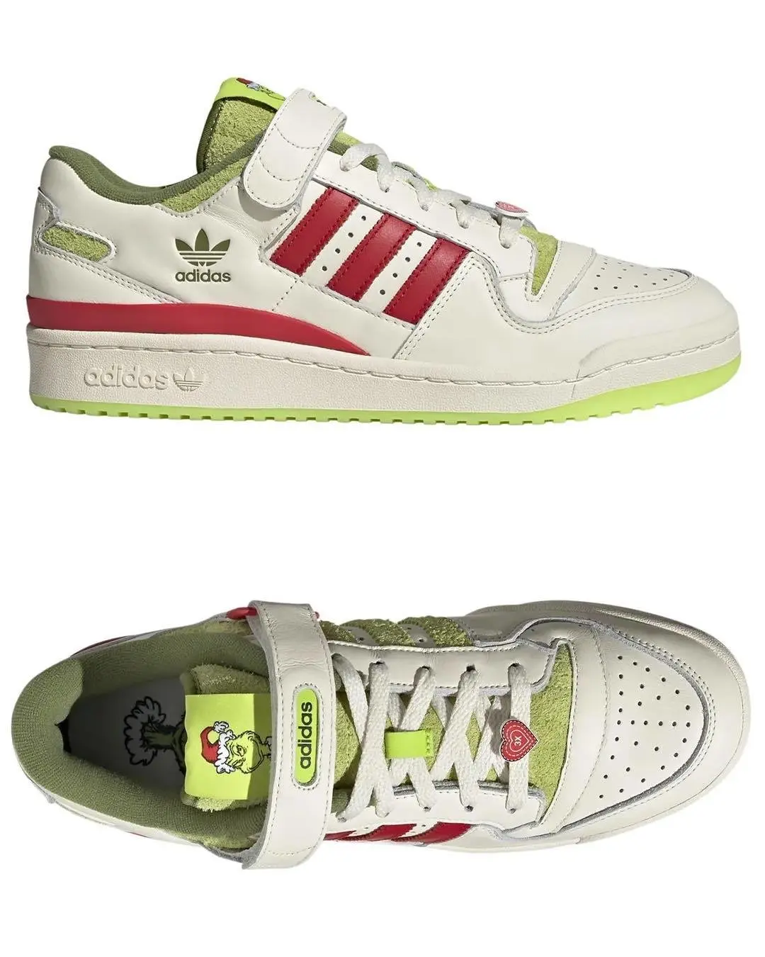 Lanza Adidas colección de tenis de El Grinch para la Navidad 2023