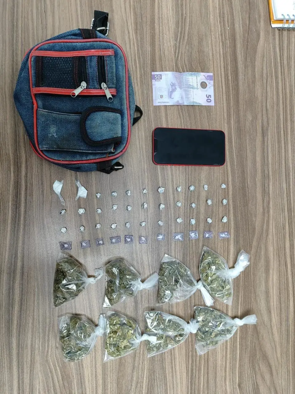 Detienen a tres hombres con cocaína y marihuana en Guadalupe