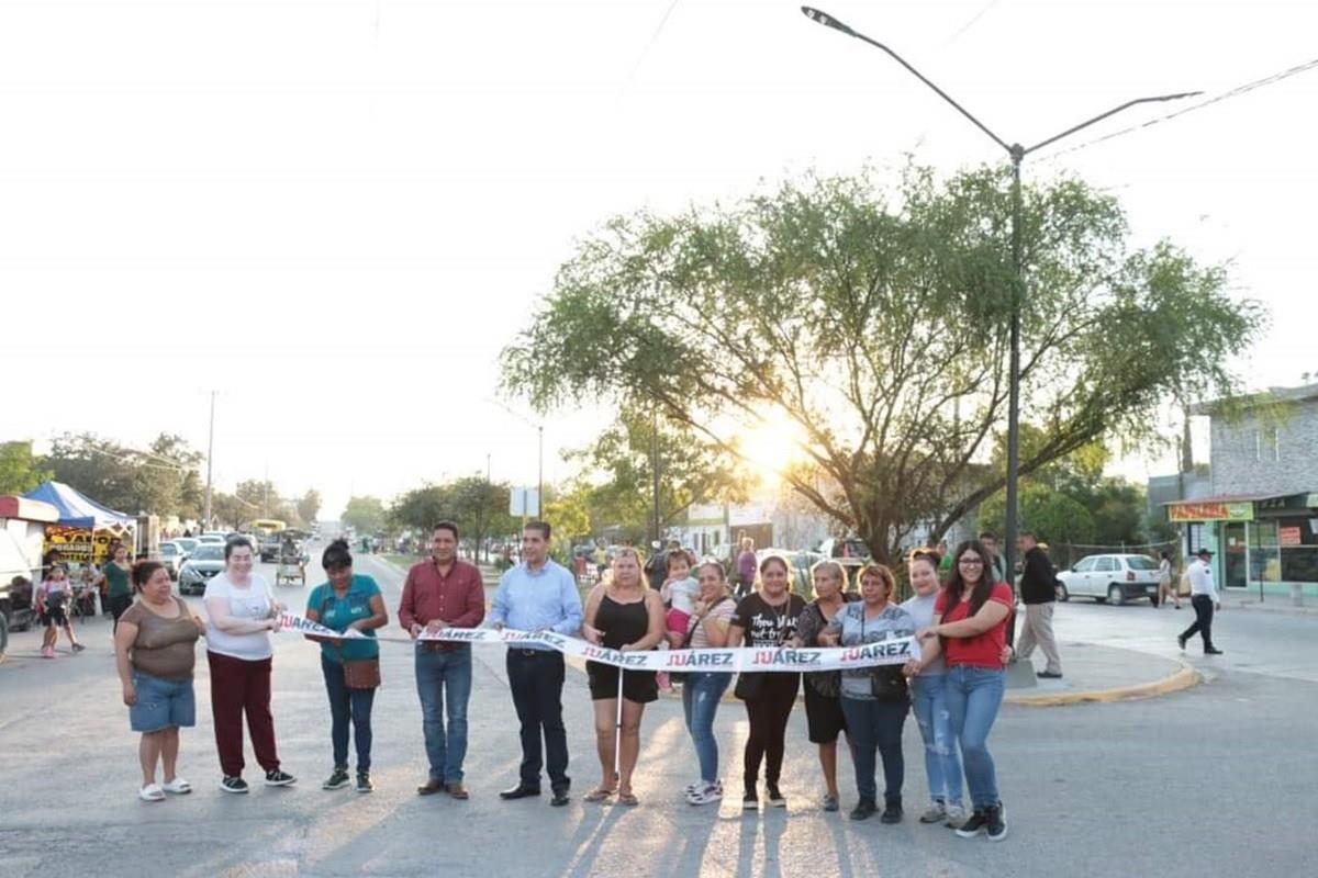 Inaugura Francisco Treviño 1.2 kilómetros de alumbrado público en Juárez