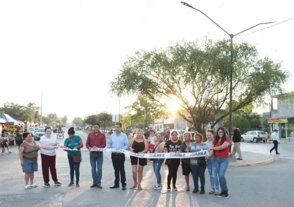Inaugura Francisco Treviño 1.2 kilómetros de alumbrado público en Juárez