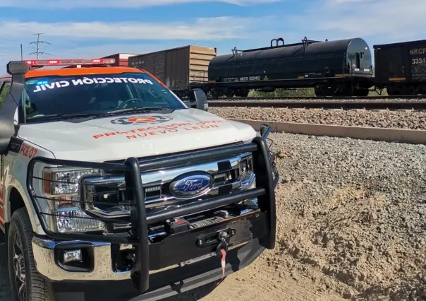 Muere hombre arrollado por el tren en El Carmen, Nuevo León