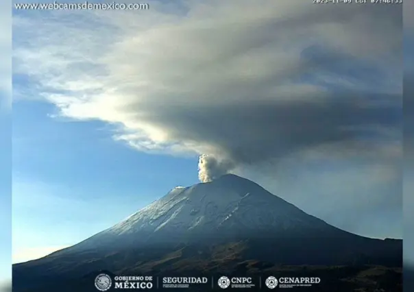 VIDEO: Mantiene enojo Don Goyo, registra 10 horas de tremor; lanza fumarola