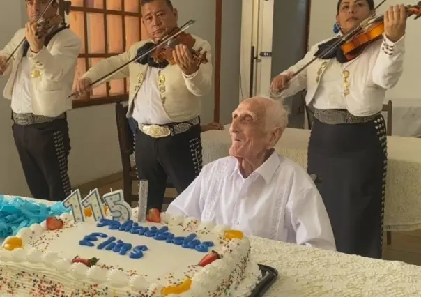 Cumplió 115 años uno de los hombres más longevos de México