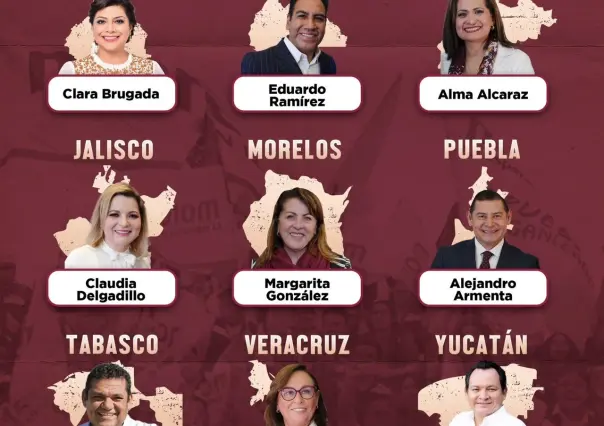 Morena presenta a sus 9 coordinadores que buscarán ganar las elecciones del 2024