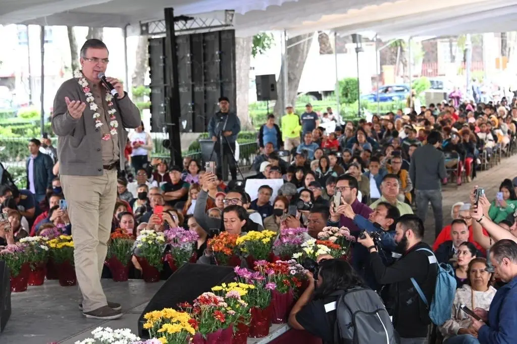 El excanciller Marcelo Ebrard informó que será el lunes,cuando comparta “sus consideraciones, respecto al 2024”. Foto. Twitter