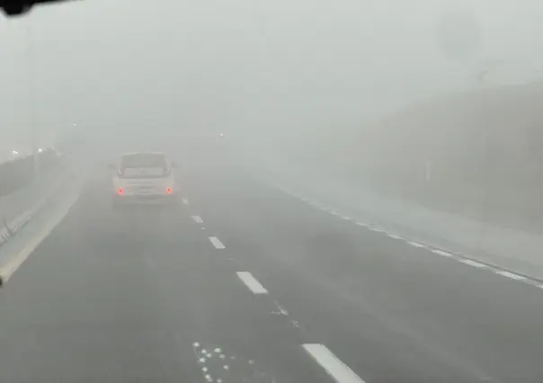 Poca visibilidad y peligro en carretera Monterrey-Saltillo