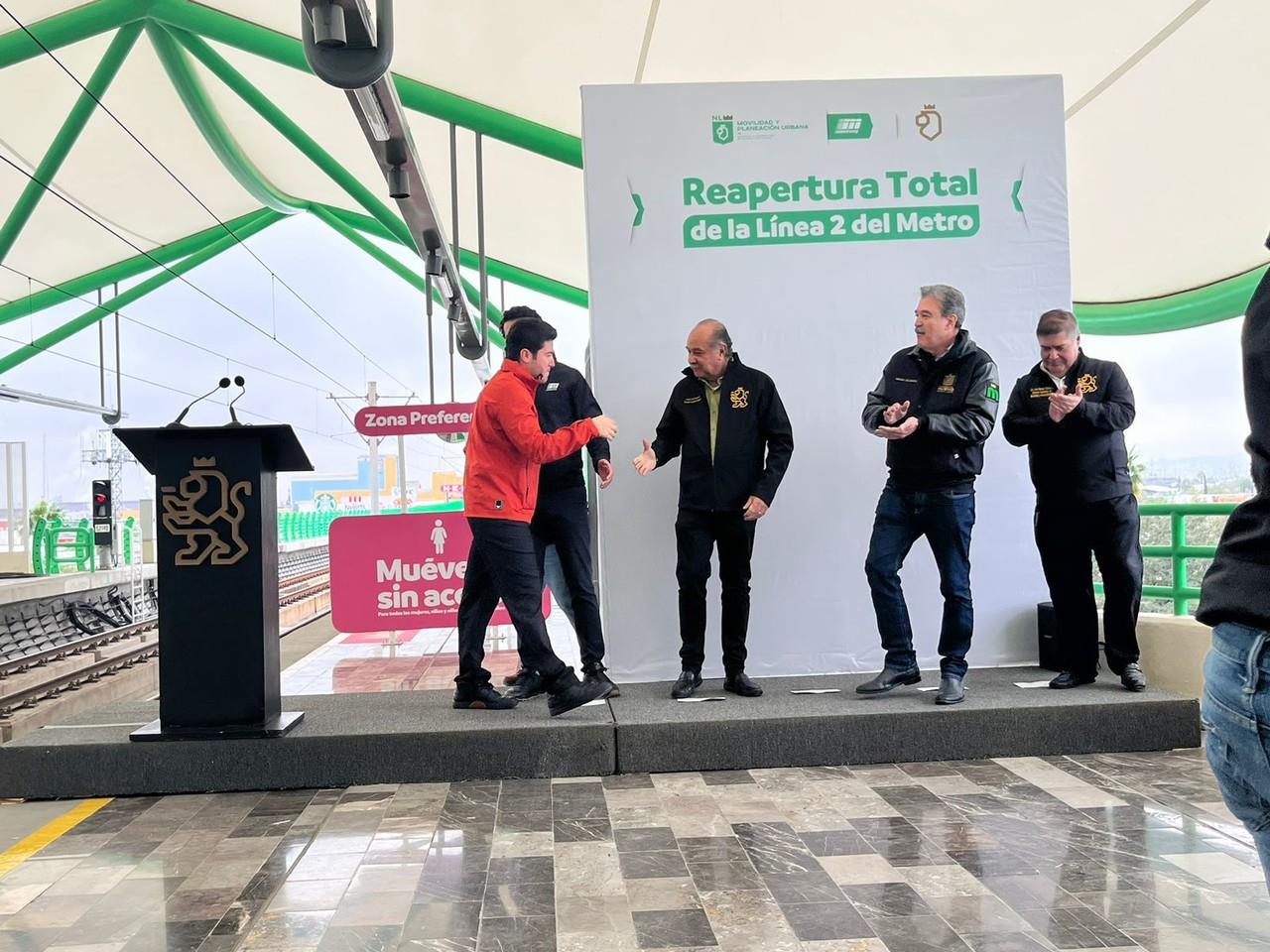 Reabren totalmente Línea 2 del Metro