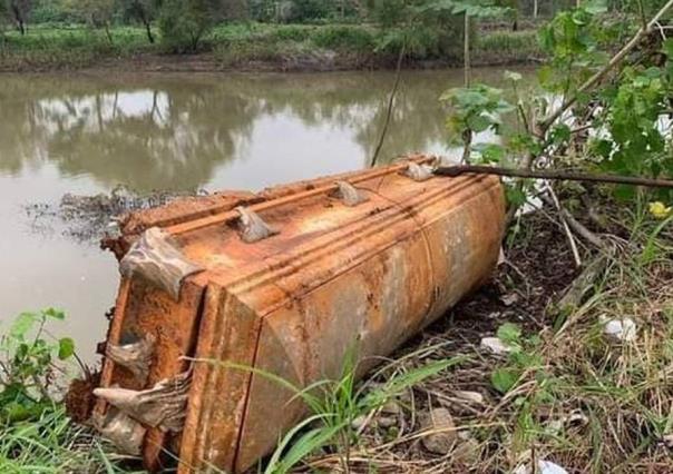 Crecida de Río Grijalva arrastró ataúdes de un panteón en Tabasco