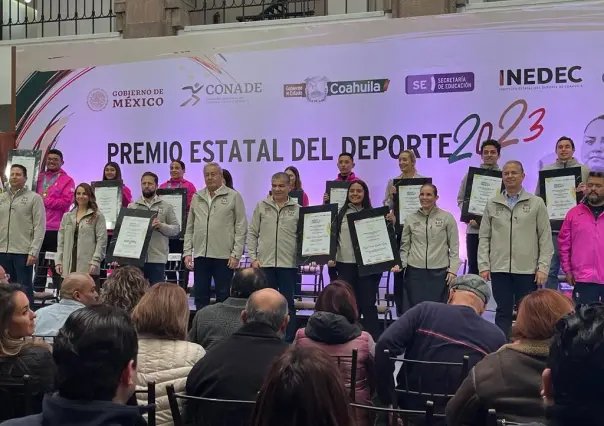 Reconocen a atletas de Coahuila con Premio Estatal del Deporte 2023