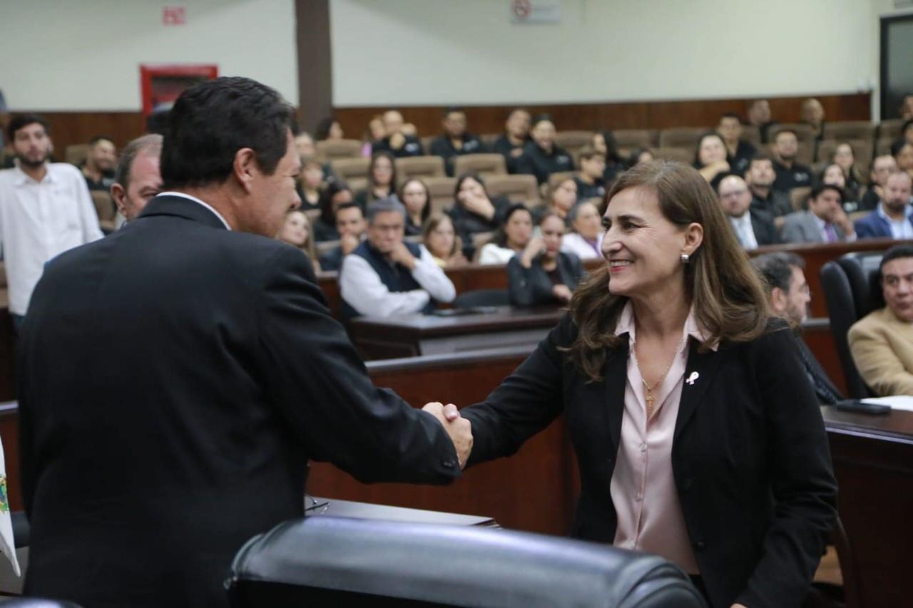 La diputada local, Patricia Jiménez Delgado, propuso reformar el Código Penal del Estado, para castigar el delito de fraude a través de la modalidad llamada “transferencias fantasmas o simulada”. Foto: Facebook.