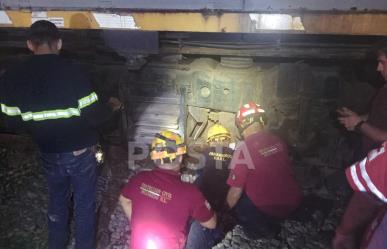 Tren arrolla a hombre en Escobedo y vive para contarlo