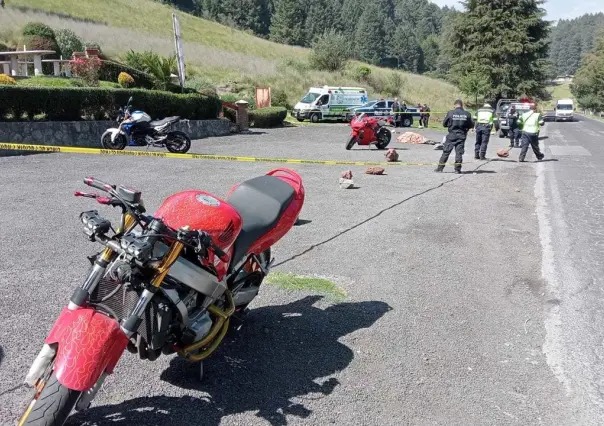 VIDEO: Matan a motociclista a balazos en La Marquesa en un intento de asalto