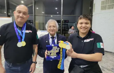 Reciben como héroes a tamaulipecos que ganan oro en certamen mundial