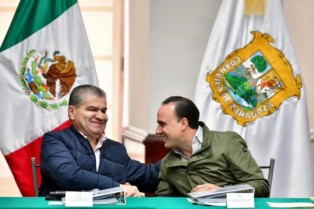 Riquelme y Salinas se reunieron en Saltillo.  (Fotografía: Manolo Jiménez)