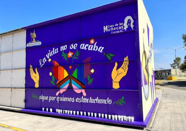 VIDEO: Se inaugura en Neza Mausoleo dedicado a la comunidad LGBT+ en el Edomex