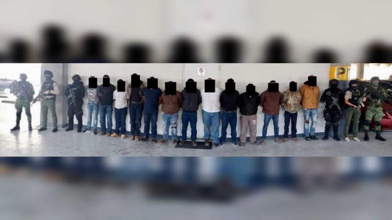 Caen 15 presuntos integrantes de la delincuencia organizada en Montemorelos