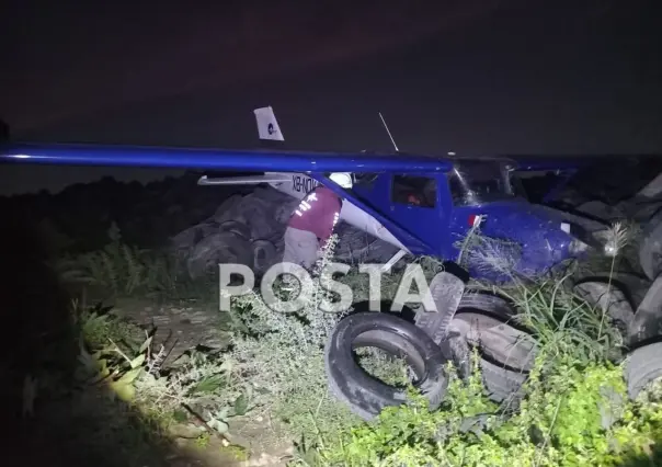 Avioneta realiza aterrizaje de emergencia en El Carmen, hay un lesionado