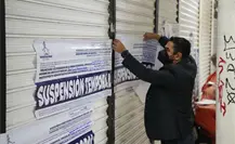 Implementan sellos de suspensión temporal en Tianguis Bazar Lomas Verdes Implementan sellos de suspensión temporal en Tianguis Bazar Lomas Verdes