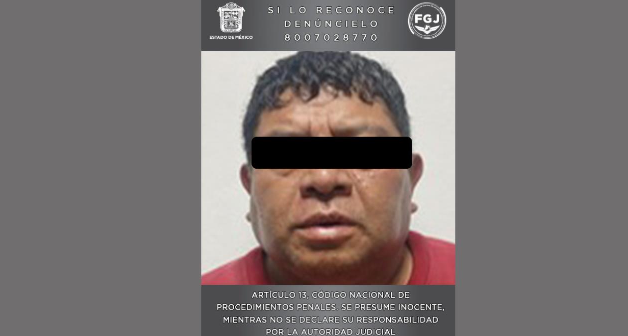 Rodrigo N está acusado de secuestro, espera la resolución de su situación jurídica en el penal de Tlalnepantla. Foto: FGJEM
