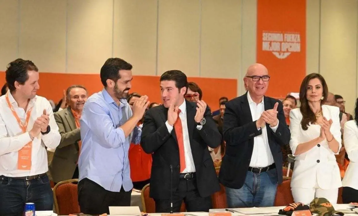 Samuel García anuncia a Jorge Álvarez Máynez como coordinador de campaña. Foto: @AlvarezMaynez
