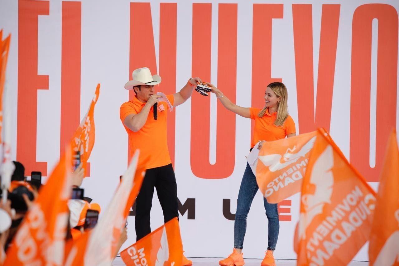 La Plaza de los Tres Museos, fue el lugar donde inició su campaña.