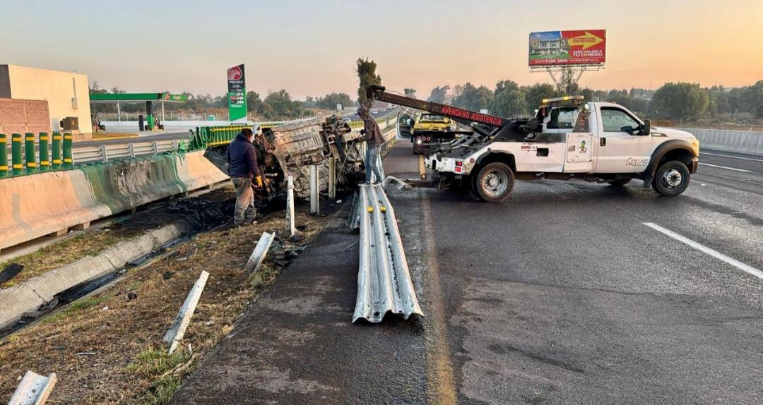 Kilómetro 28 de la carretera México - Pachuca. Imagen: Especial.