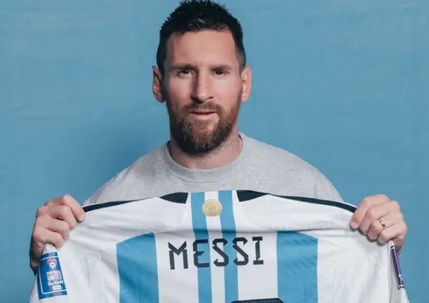 Subastarán camisetas que usó Messi en Qatar 2022