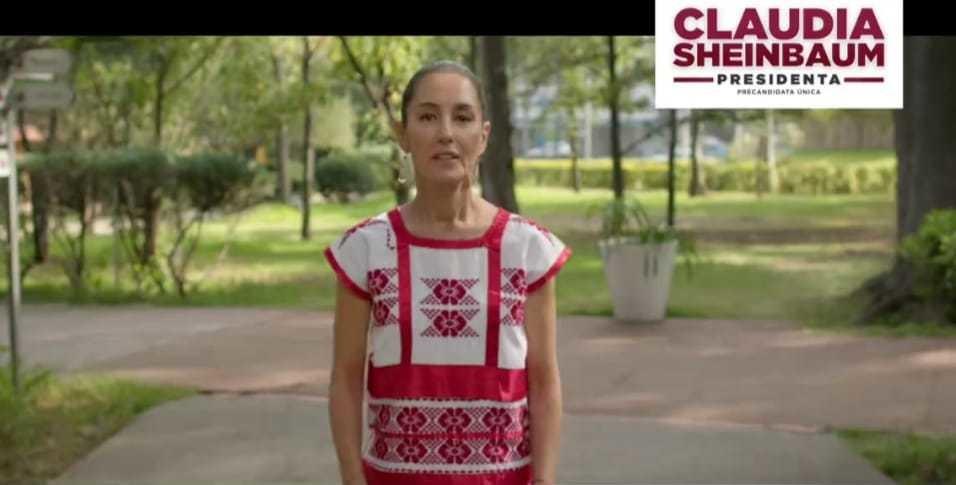 Lanza Sheinbaum su primer spot rumbo al 2024