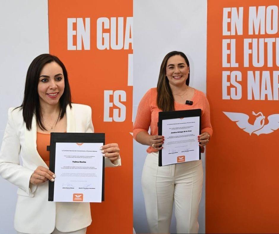 Se registran diputadas de MC por gubernaturas de Morelos y Guanajuato