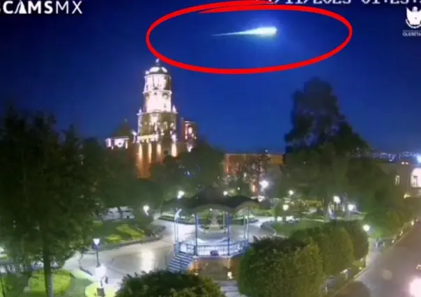 VIDEO: Impresionante bólido ilumina el cielo del centro de México