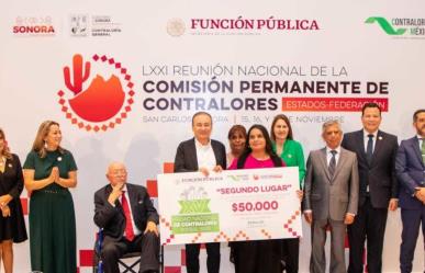 Asiste Coahuila a la premiación de la LXXI Reunión Nacional de Contralores