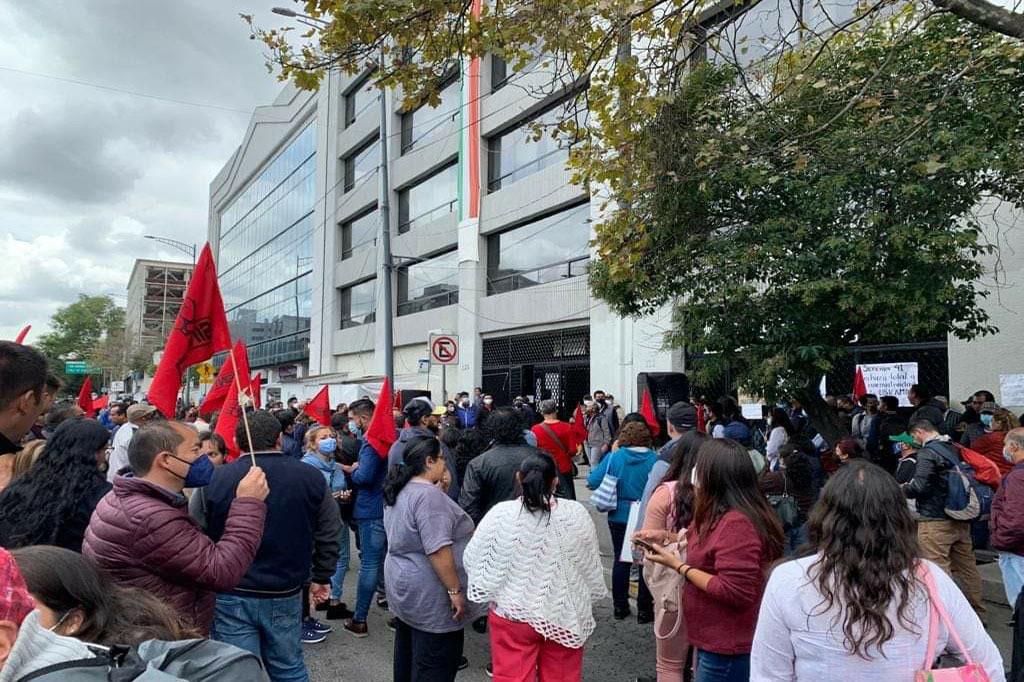 Huelga en Colegio de Bachilleres afectará tránsito hacia AICM. Foto: SINTCB