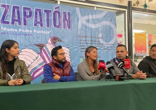 Invitan a la comunidad a donar zapatos para personas migrantes