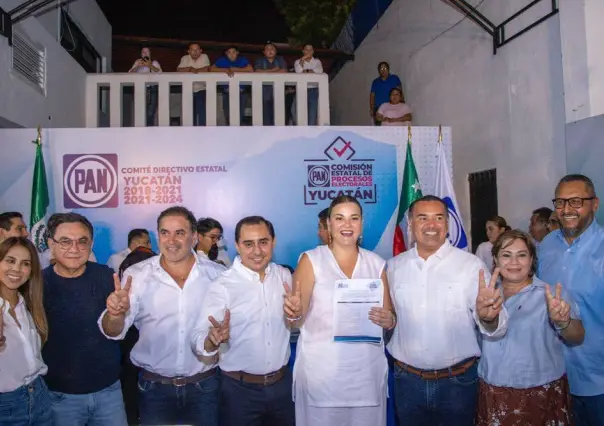 Realiza Cecilia Patrón su registro para buscar la alcaldía de Mérida