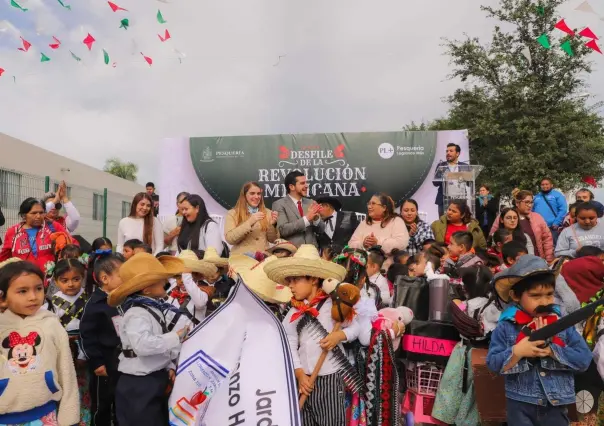 Conmemora Pesquería aniversario de la Revolución Mexicana con cuatro desfiles