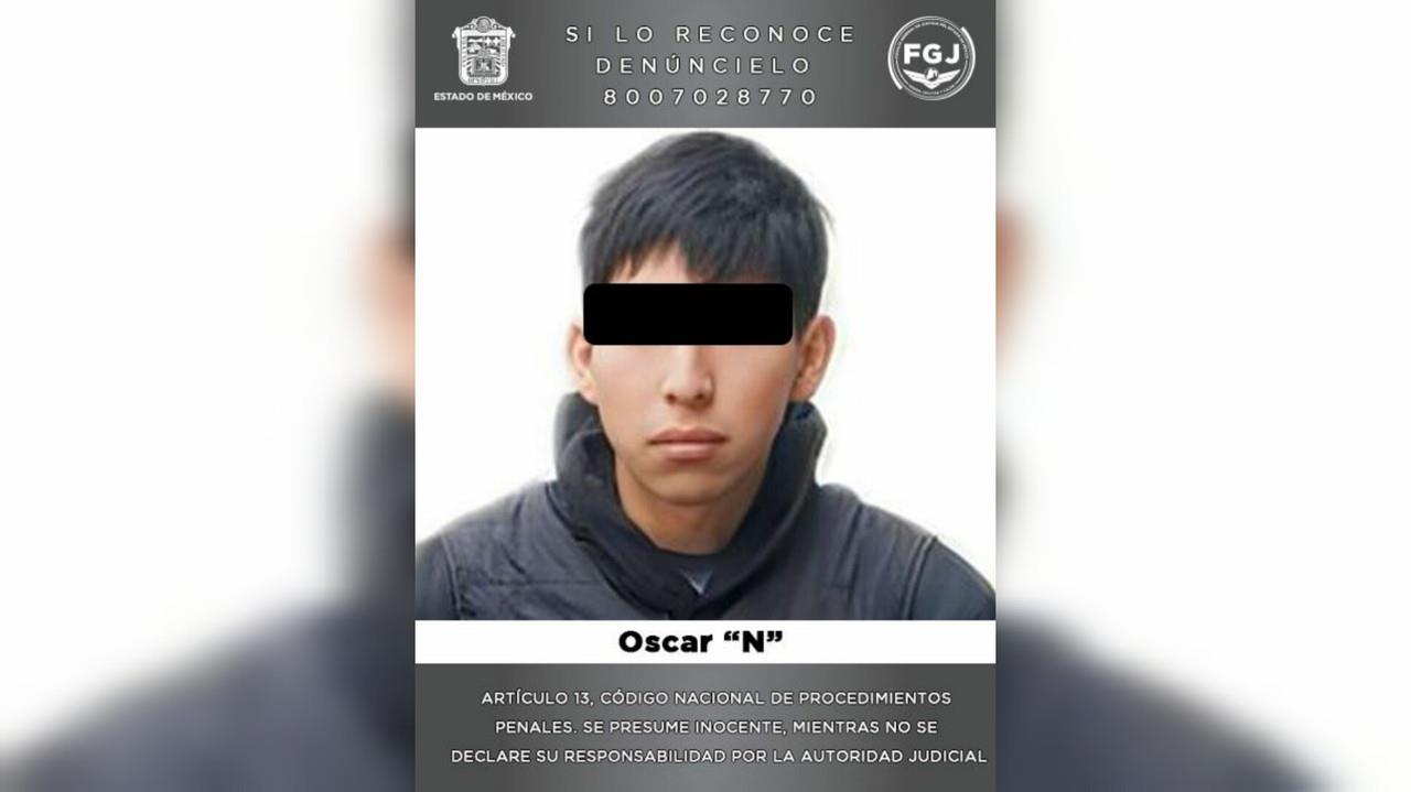 Oscar N fue detenido después de medio día de este jueves 23 de noviembre, está acusado de lesiones dolosas en perjuicio de Cristian, espera resolución de su situación jurídica. Foto: FGJEM