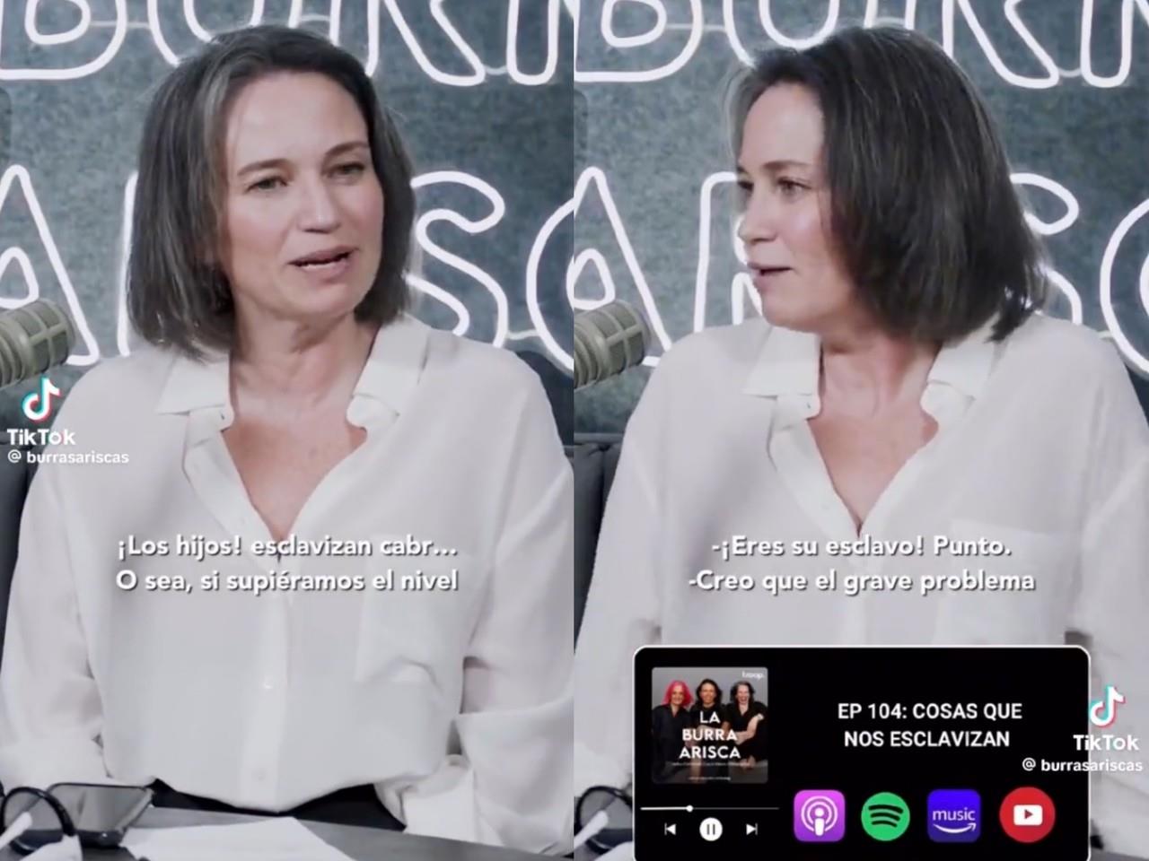 A medida que el video del podcast continúa acumulando miles de críticas y comentarios en TikTok, la conversación sobre la maternidad y la percepción de la mujer en la sociedad sigue evolucionando. Foto: Tiktok.